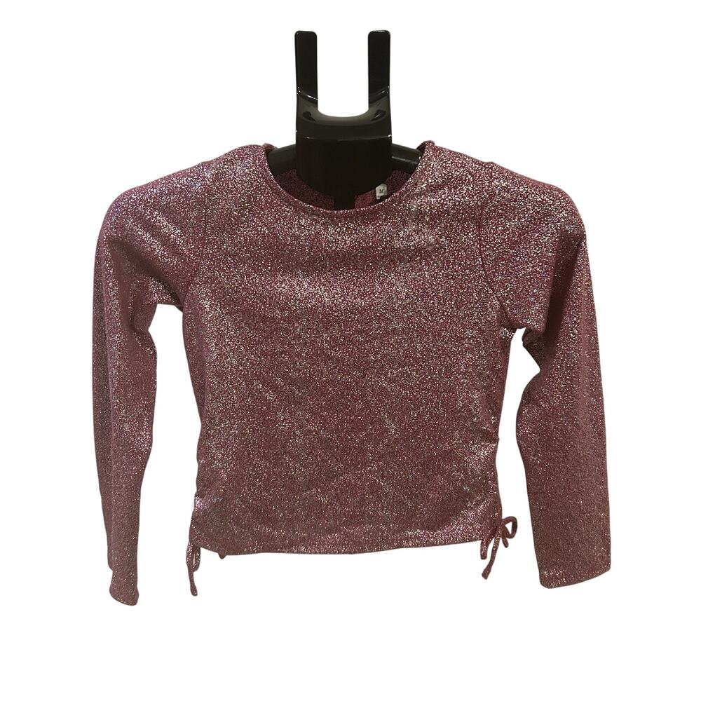 NWT Willow Root Raspberry Rose Long Sleeve Shirt Girls size M